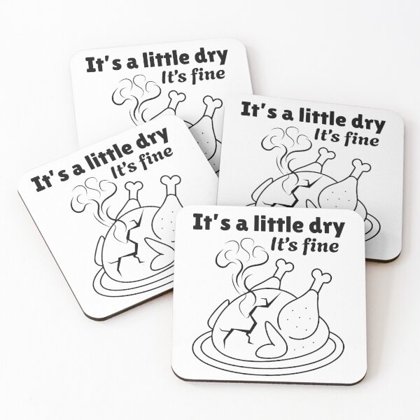 Item preview, Funny Holiday Dinner Turkey Joke - It's a Little Dry It's Fine designed and sold by SunandShade.