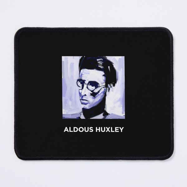 Item preview, Aldous Huxley portrait - dark background designed and sold by Half Serious.