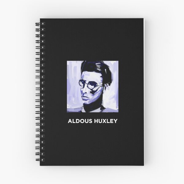 Item preview, Aldous Huxley portrait - dark background designed and sold by Half Serious.