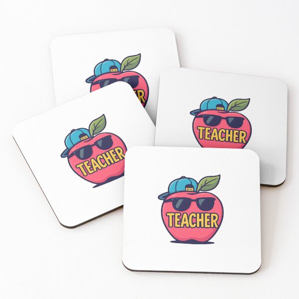Item preview, Cool Teacher Apple  designed and sold by CharmStudio.