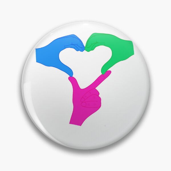 Item preview, 3 of Hearts, polysexual colors designed and sold by EBParsley.