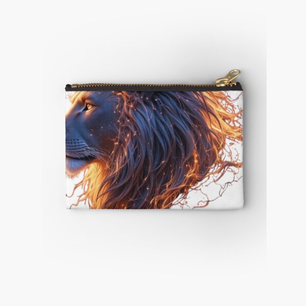 Item preview, Solar Flare Lion – Fire Mane Cosmic King Tee designed and sold by GuruArtGallery.