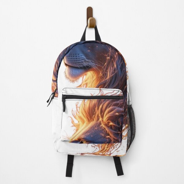 Item preview, Solar Flare Lion – Fire Mane Cosmic King Tee designed and sold by GuruArtGallery.