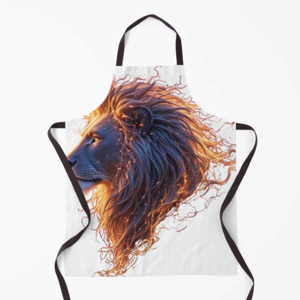 Item preview, Solar Flare Lion – Fire Mane Cosmic King Tee designed and sold by GuruArtGallery.
