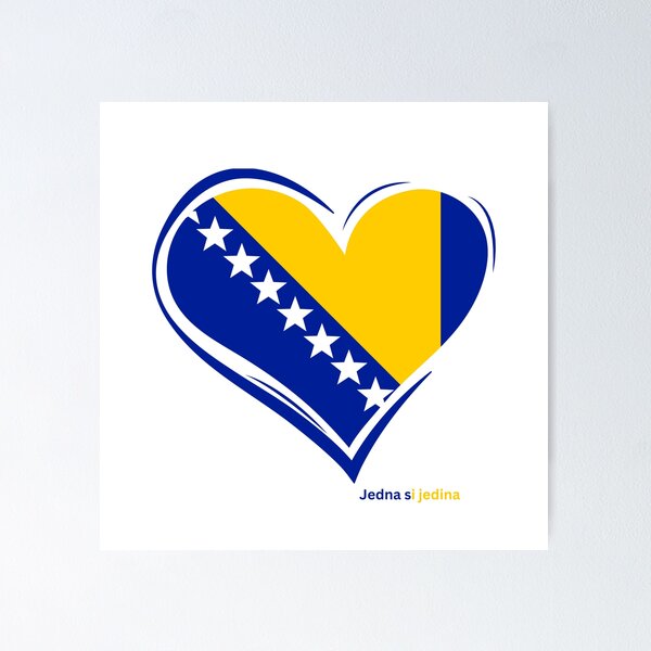 Item preview, Bosnian Pride Emblem – Classic Design designed and sold by BalkanCulture.