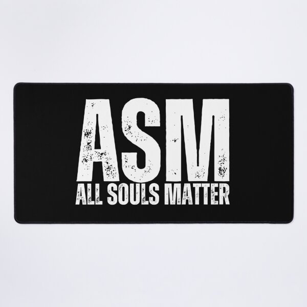 Item preview, ASM All Souls Matter Worn Look White designed and sold by GFamilyC.