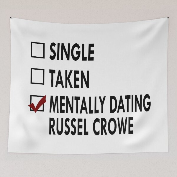 Item preview, Dating Russel Crowe Black White designed and sold by Sasya.