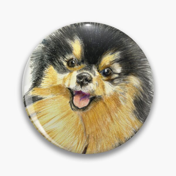 Item preview, Pomeranian Dog black and tan designed and sold by MaryAnneHarding.