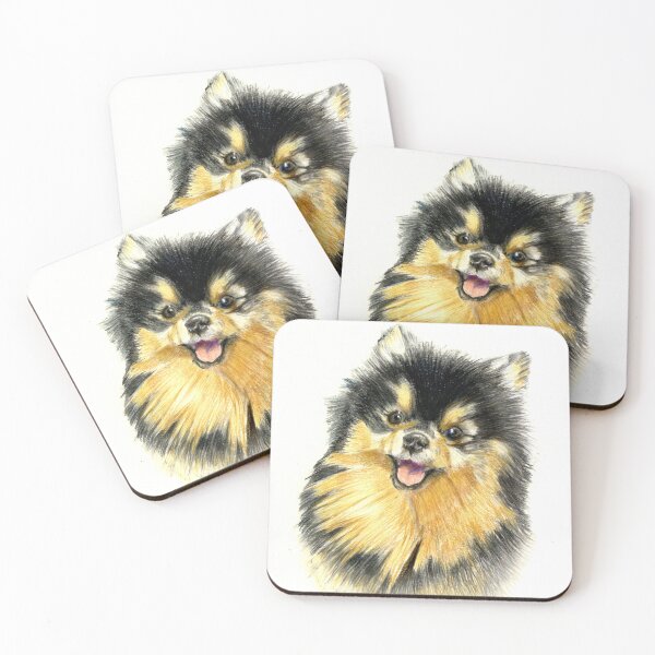 Item preview, Pomeranian Dog black and tan designed and sold by MaryAnneHarding.