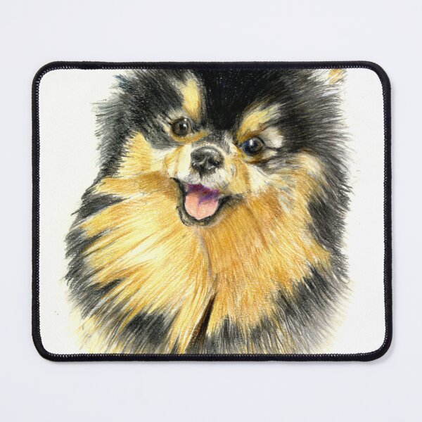 Item preview, Pomeranian Dog black and tan designed and sold by MaryAnneHarding.