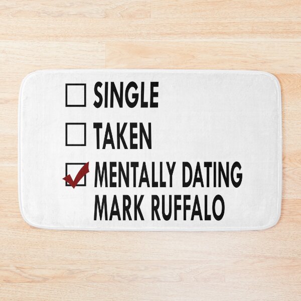 Item preview, Dating Mark Ruffalo Black White designed and sold by Sasya.