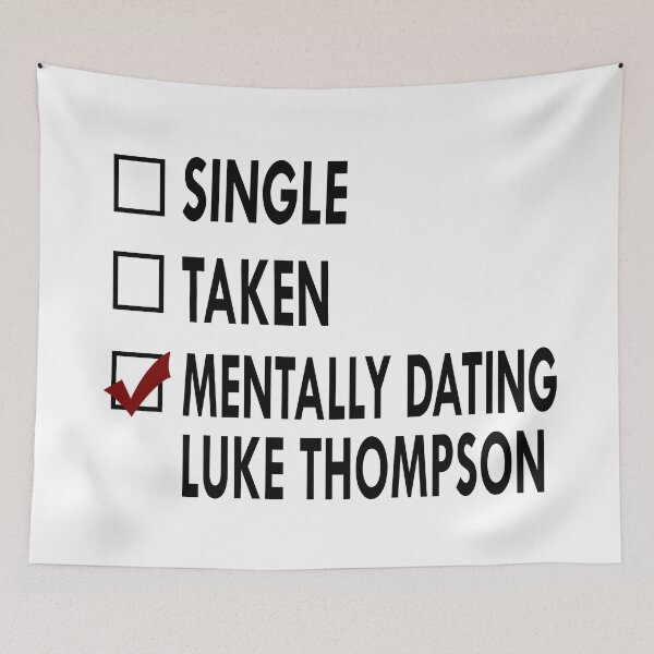 Item preview, Dating Luke Thompson Black White designed and sold by Sasya.
