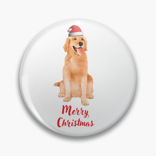 Item preview, Golden retriever with Santa hat - Christmas - holidays designed and sold by Amberghiniii.