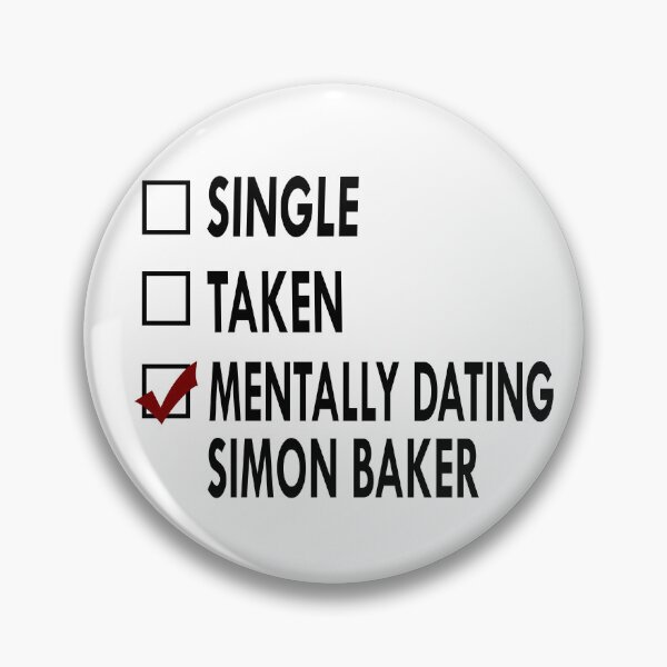 Item preview, Dating Simon Baker Black White designed and sold by Sasya.
