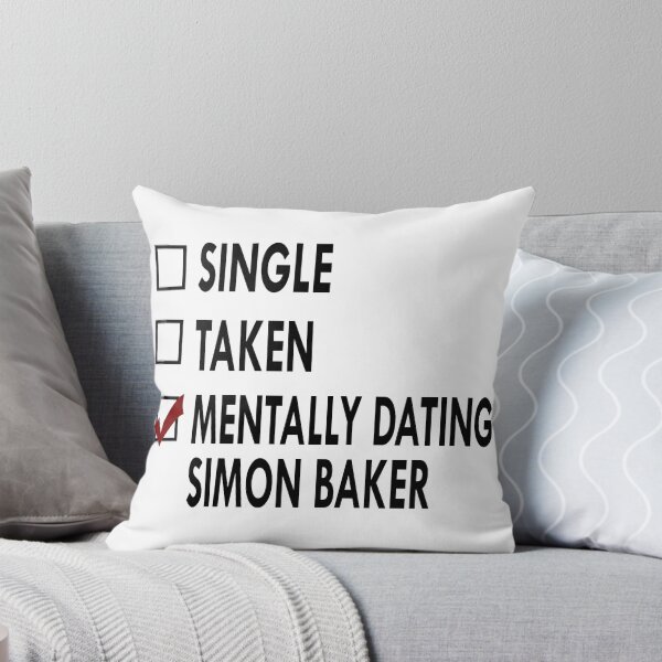Item preview, Dating Simon Baker Black White designed and sold by Sasya.