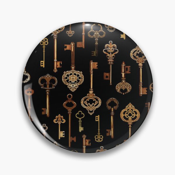 Item preview, Antique-Inspired Rustic Key Pattern | Vintage Aesthetic designed and sold by UnhingedBird.