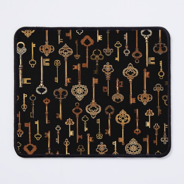 Item preview, Antique-Inspired Rustic Key Pattern | Vintage Aesthetic designed and sold by UnhingedBird.