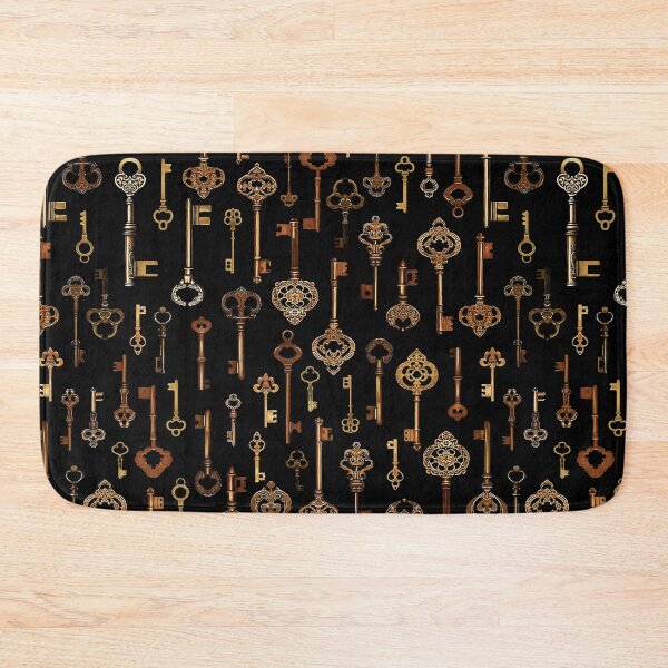 Item preview, Antique-Inspired Rustic Key Pattern | Vintage Aesthetic designed and sold by UnhingedBird.