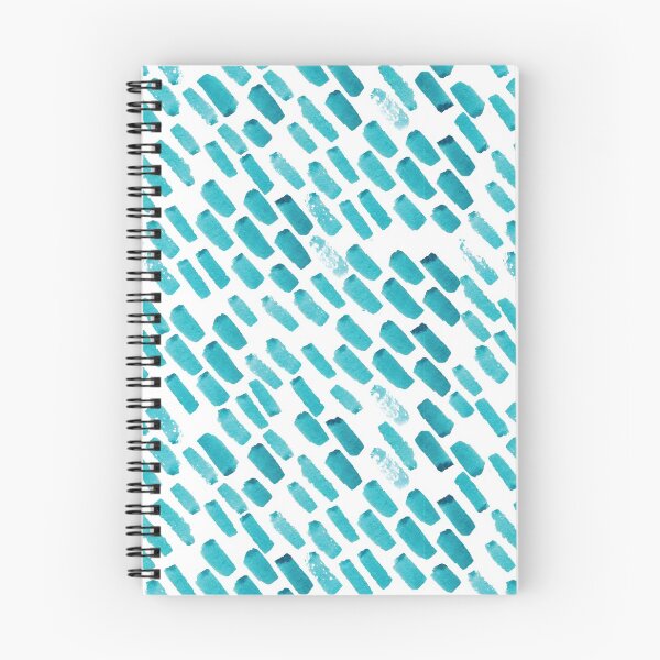 Item preview, Teal Brushstrokes Pattern designed and sold by PrettySimple Graphic Design.