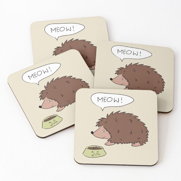Artikelvorschau, Lustiges Igel-MIAU! entworfen und verkauft von HugSomeNettles.