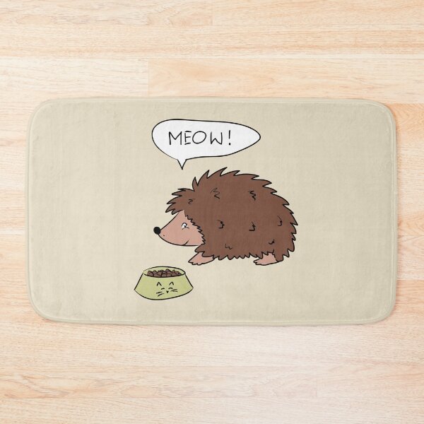 Item preview, Funny Hedgehog MEOW! designed and sold by HugSomeNettles.