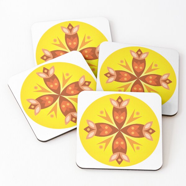 Item preview, Fiery Flowers Mandala designed and sold by Art-Arcade6.