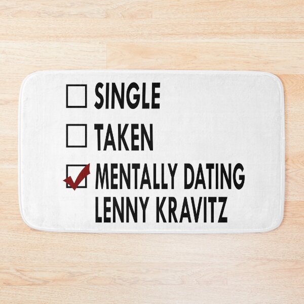 Artikelvorschau, Dating mit Lenny Kravitz Schwarz Weiß entworfen und verkauft von Sasya.
