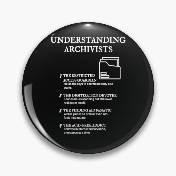 Item preview, Understanding Archivists Vol. 2 – Relatable Archival Quotes – Black designed and sold by PsyFlow35.