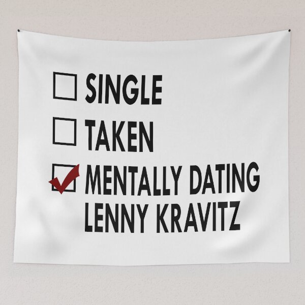 Item preview, Dating lenny kravitz Black White designed and sold by Sasya.