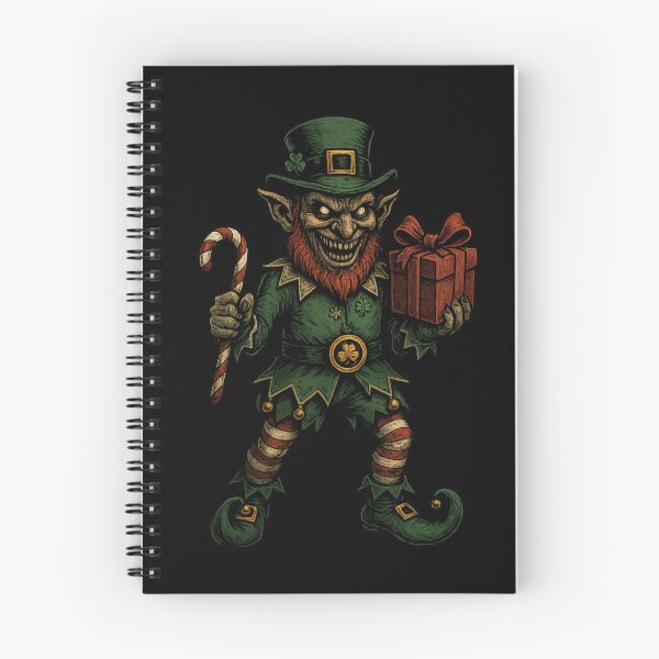Item preview, Horror Leprechaun Christmas Elf — Sinister Holiday Gift designed and sold by Sonic Nova Studios.
