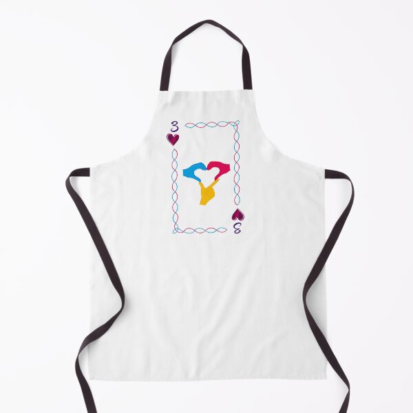 Item preview, 3 of Hearts, polyamory flag colors designed and sold by EBParsley.