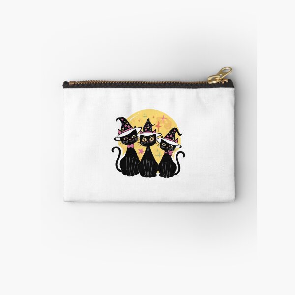 Item preview, Witch Cat Sticker – Cute Black Cats in Witch Hats Under Full Moon | Kawaii Halloween Sticker for Laptops, Water Bottles & Journals | Spooky Cute Design designed and sold by SassyArtist9006.