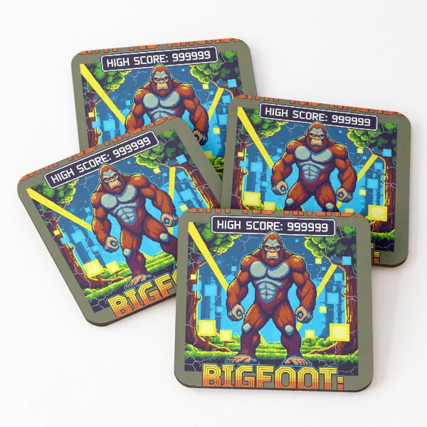 Item preview, Retro Arcade Legend Bigfoot designed and sold by CyberdogStudios.