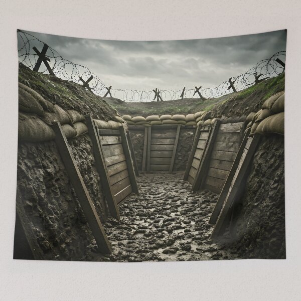 Item preview, Echoes of the Great War – Trench Lines of History designed and sold by PawPrintedArt.