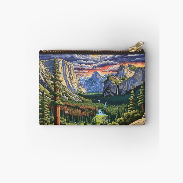 Item preview, Panorama of Yosemite Valley Before a Storm designed and sold by VectorThread.
