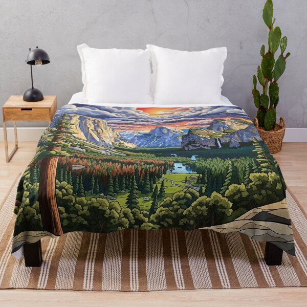 Item preview, Panorama of Yosemite Valley Before a Storm designed and sold by VectorThread.