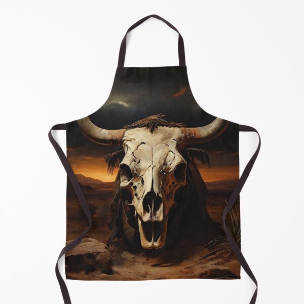 Item preview, Wild West Bovine Skull | Vintage Aesthetic designed and sold by UnhingedBird.