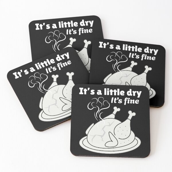 Item preview, Funny Holiday Dinner Turkey Joke - It's a Little Dry It's Fine designed and sold by SunandShade.
