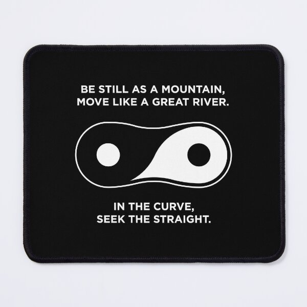 Item preview, Be Still as a Mountain... - dark background designed and sold by Half Serious.