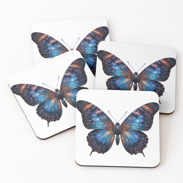 Item preview, Butterfly of Galaxies – Cosmic Transformation T-Shirt designed and sold by GuruArtGallery.