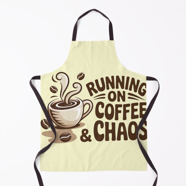 Artikelvorschau, Running on Coffee and Chaos – Lustiges Kaffee-Design entworfen und verkauft von AUA-Diamond7.