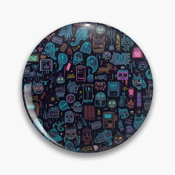 Item preview, Neon Spirits of Tokyo — Digital Haunting Pattern designed and sold by kabucino.