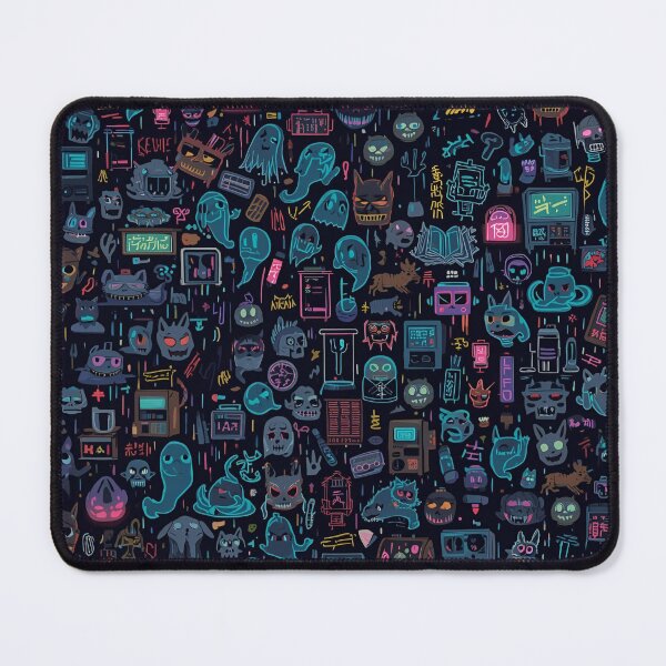 Item preview, Neon Spirits of Tokyo — Digital Haunting Pattern designed and sold by kabucino.