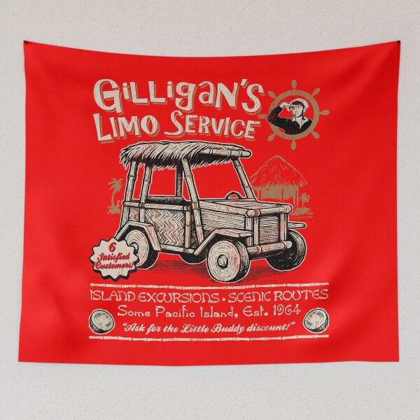 Item preview, Gilligan's Limo Service Worn Dks designed and sold by Alema Art.