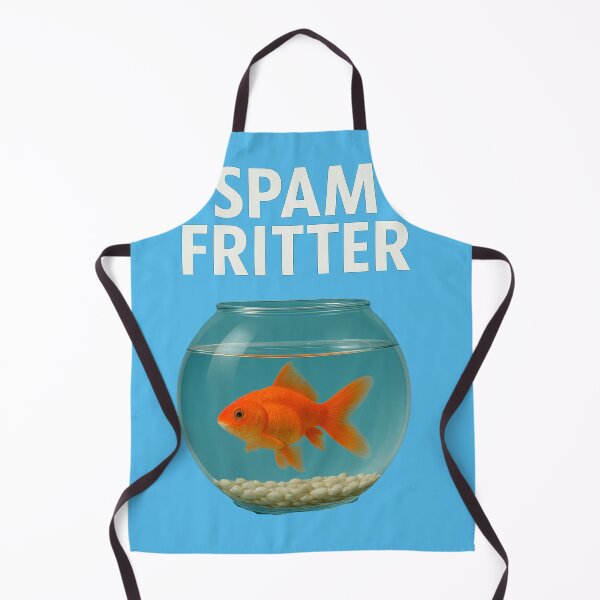 Item preview, Spam Fritter Fish Design designed and sold by NichePicks.