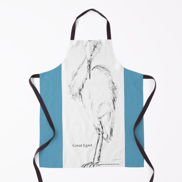 Item preview, Sketch of a Great Egret designed and sold by Birds of Inwood.