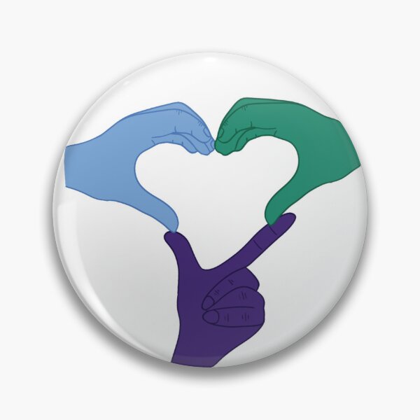 Item preview, 3 of Hearts, Gay/Achillean flag colors designed and sold by EBParsley.