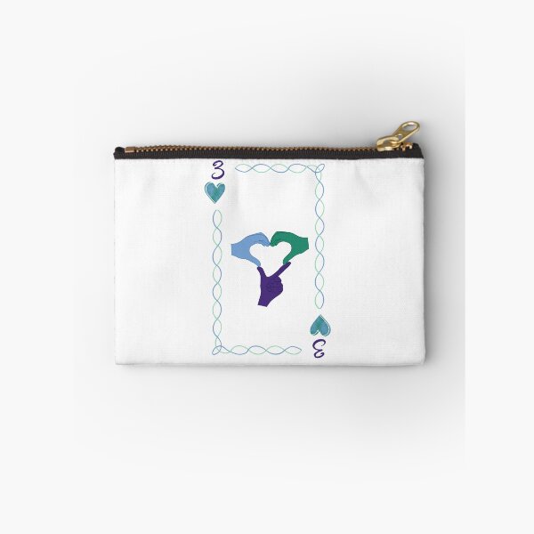 Item preview, 3 of Hearts, Gay/Achillean flag colors designed and sold by EBParsley.