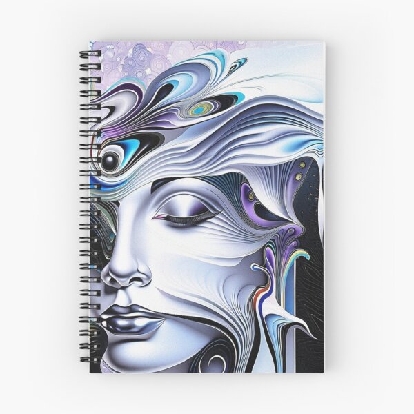 Item preview, The Feminine Mystery: Abstract Woman Portrayal | Color Art | Abstract Art designed and sold by UnhingedBird.