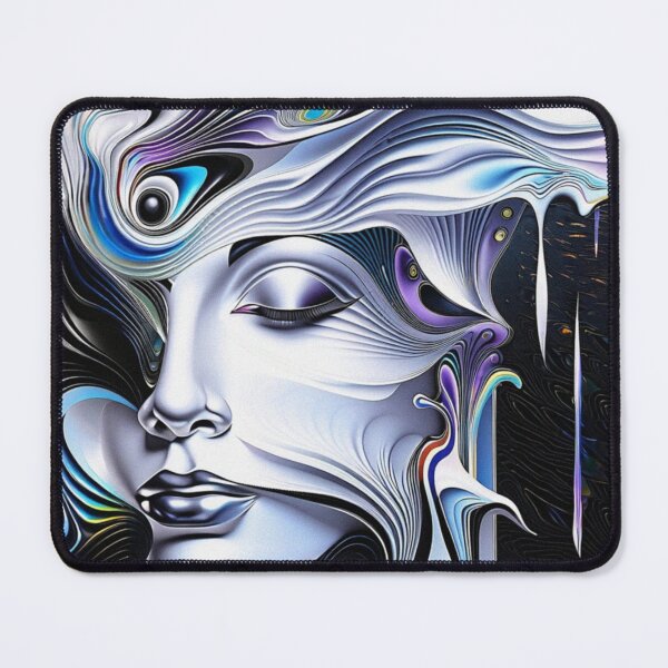 Item preview, The Feminine Mystery: Abstract Woman Portrayal | Color Art | Abstract Art designed and sold by UnhingedBird.